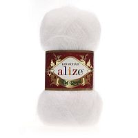 Мохер Кид Роял MOHAIR KID ROYAL 62 kid Мохер 38п/амид 2500м/250г (уп5шт) Alize