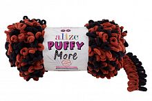 Пуффи МОРЕ PUFFY More 100% полиэстр 11,5м/150г Alize